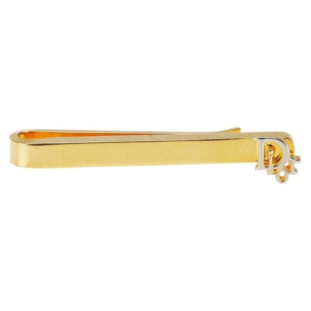 Dior Logo Tie Pin Gold Plated